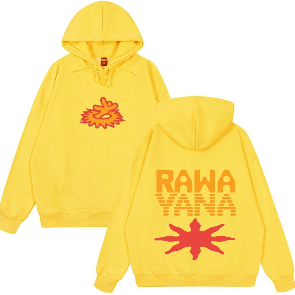 Rawayana ¿Donde Es El After? Tour 2026 Print Hoodie Men Women Fashion Sweatshirts Long Sleeves Loose Casual Pullover Streetwear
