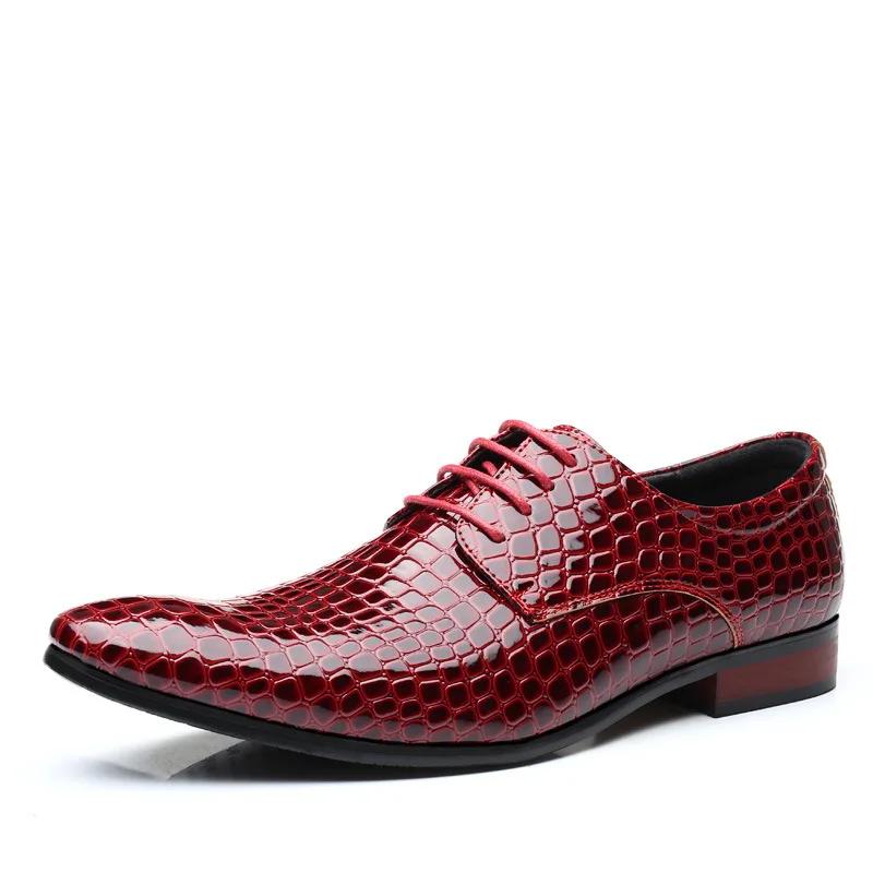 Vīriešu ādas apavi ar smailu purngalu