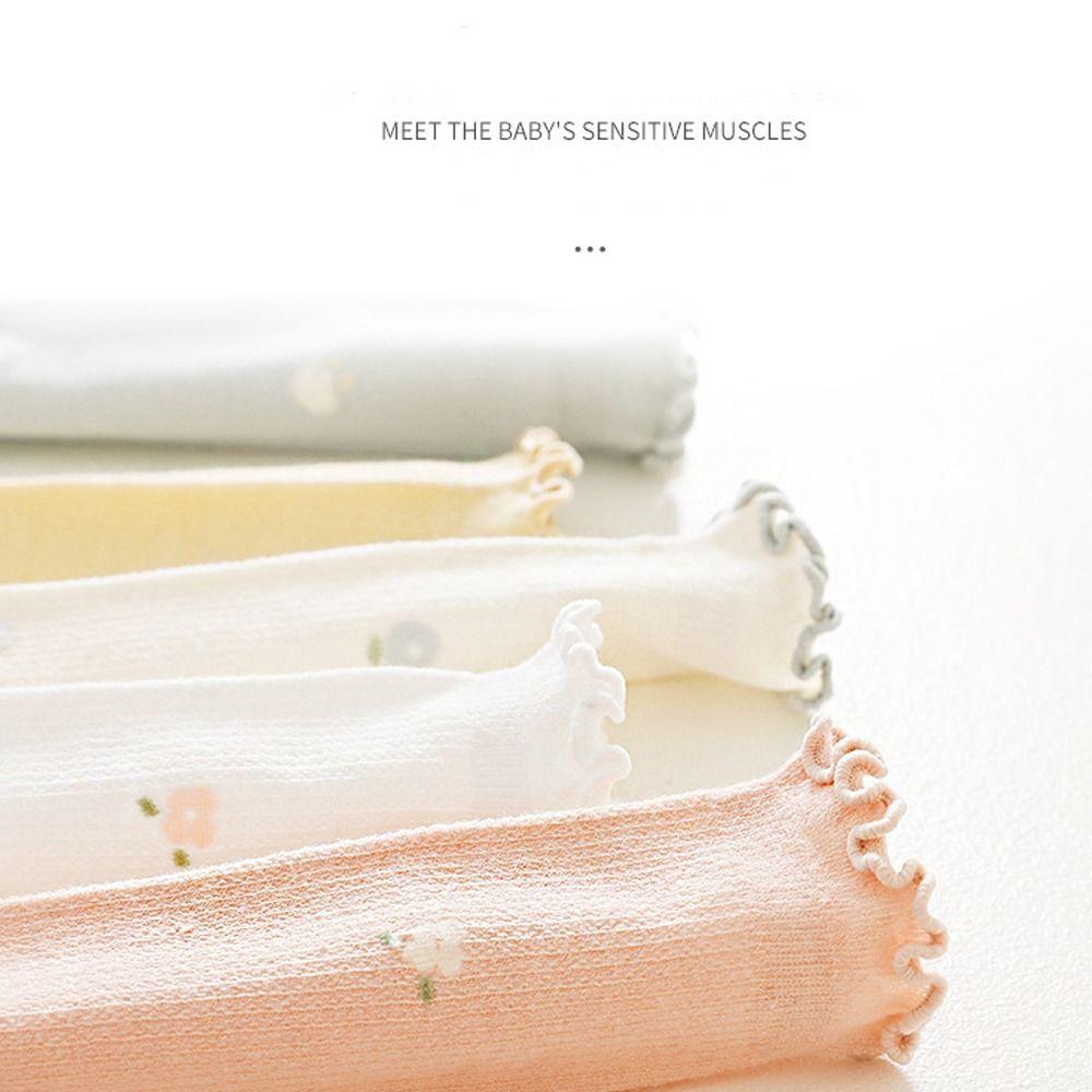 New Summer Ruffle Knee Socks Solid Color Mesh Long Stockings Elastic Breathable Baby Socks Toddler