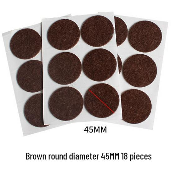 Self-Adhesive Protective Pads for Table and Chair Legs - Anti-Collision, Noise-Reducing, Solid Wood Furniture Cushioning