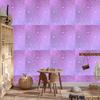 Lavender, purple and blue glitter wallpaper for living room and bedroom 50x1000