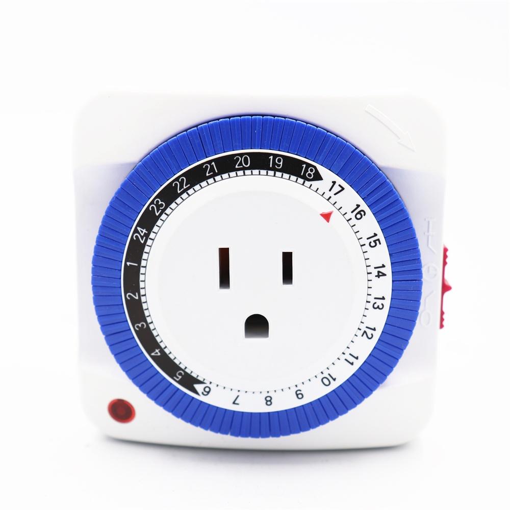 

Механічна розетка для синхронізації 1 шт., стандартна розетка ЄС/США з діапазоном синхронізації 15 хвилин-24 години, інтелектуальне керування US socket