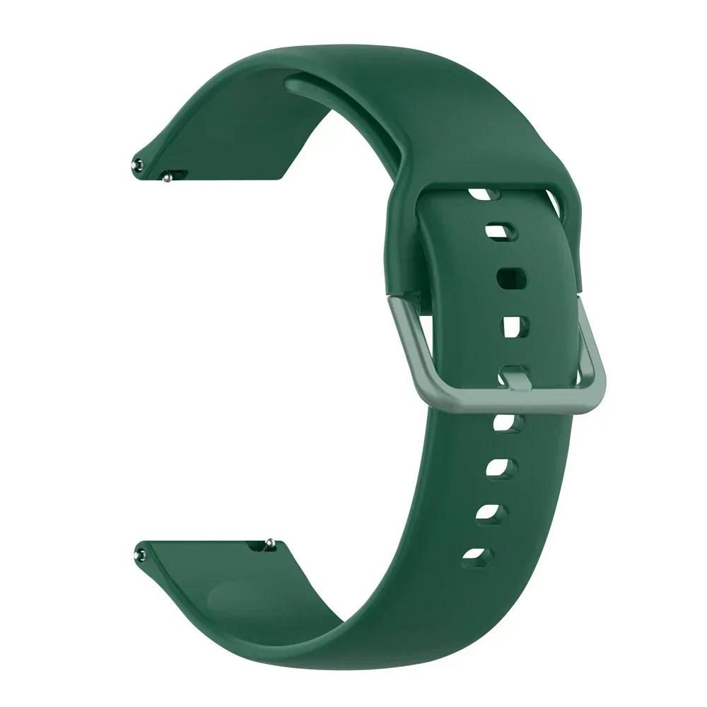 Correa de silicona de 20mm/22mm para Amazfit GTS/2/2e/3/4 GTS2 Mini/GTR 4/3/Pro/47mm/GTR2/2e/stratos 2/3, correa de reloj Amazfit bip