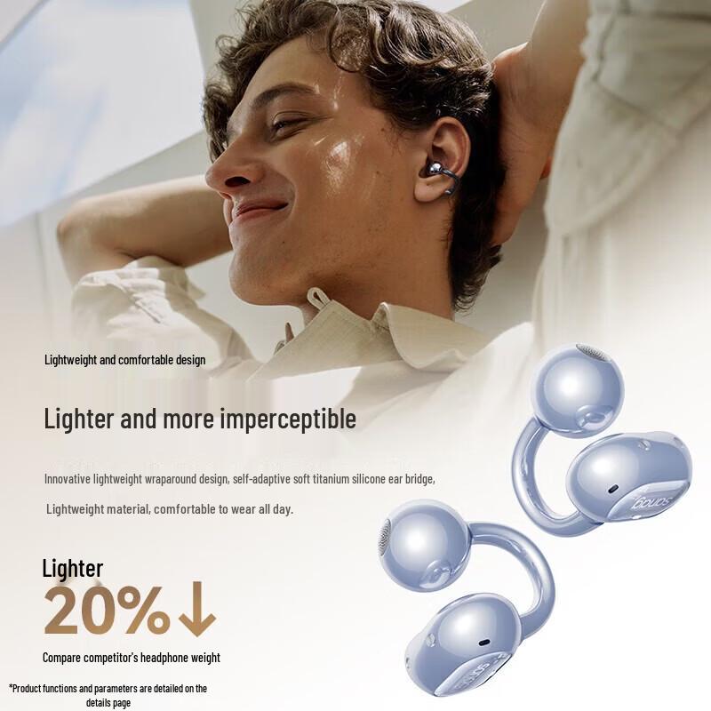 SANAG S8S Ultra Bone Conduction Bluetooth Ear Clip Headphones