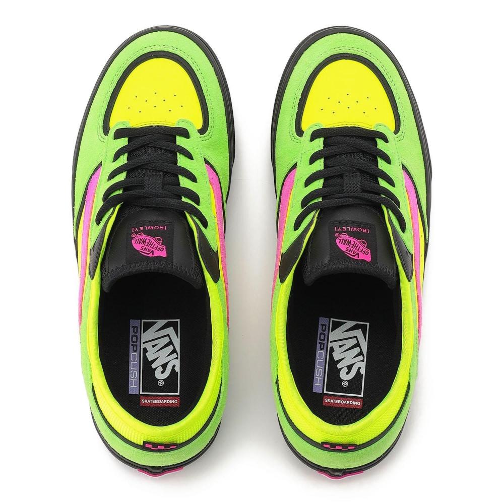 Vans Skate Rowley Vn000da24go Neon Pink Green
