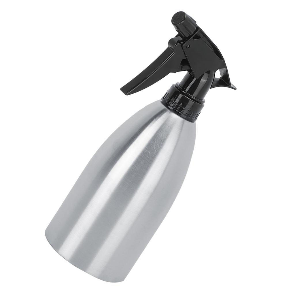 500mL Stainless Steel Watering Spray Bottle, Nozzle, Ergonomic Handle, Multifunctional