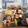 Thai Drama Movie Character Poster Print 3‑Pieces Duvet Cover Set Pop Culture Bedding Bedroom Home Decor Without Pillow Core Comforter