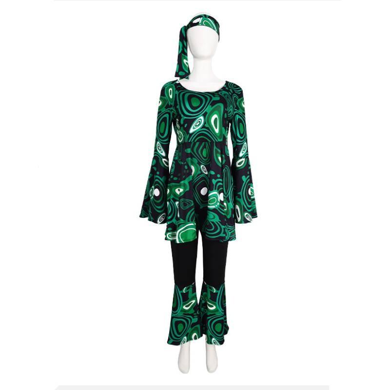 Costume Hippie Cosplay Halloween Polyester Unisex Stage Outfit Party Clothing