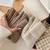 Women's Wool Mid Calf Socks Winter Thickened Melange Fleece Lined Plush SnowSocks Warm Cashmere Cotton TerryToweling Floor Socks