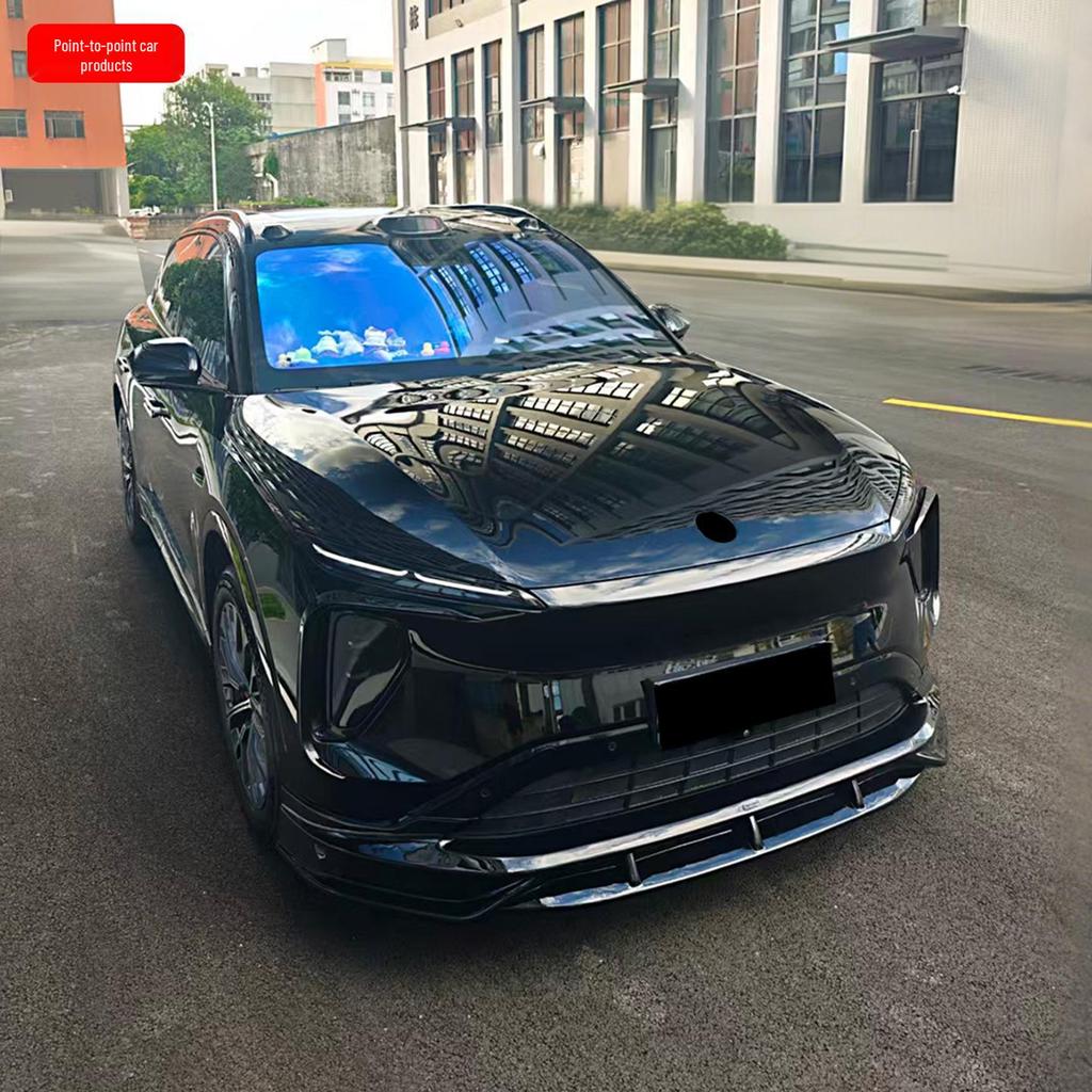 NIO ES6 Upgrade: Pluto Bright Black Aero Kit (Front Lip, Rear Lip, Tail Wing, Top Wing) for 2023-2024 Models