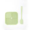 Pet Anti-Choke Slow Feeder Bowl & Lick Mat with Suction Cup and Silicone Scraper