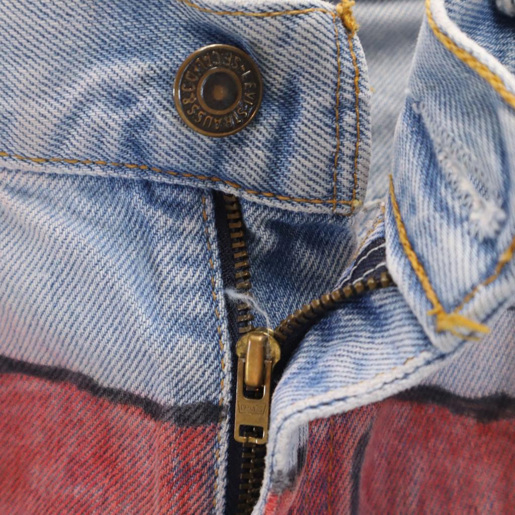 Levi's 521 Denim pants W33 Wash blue jeans Men's Used