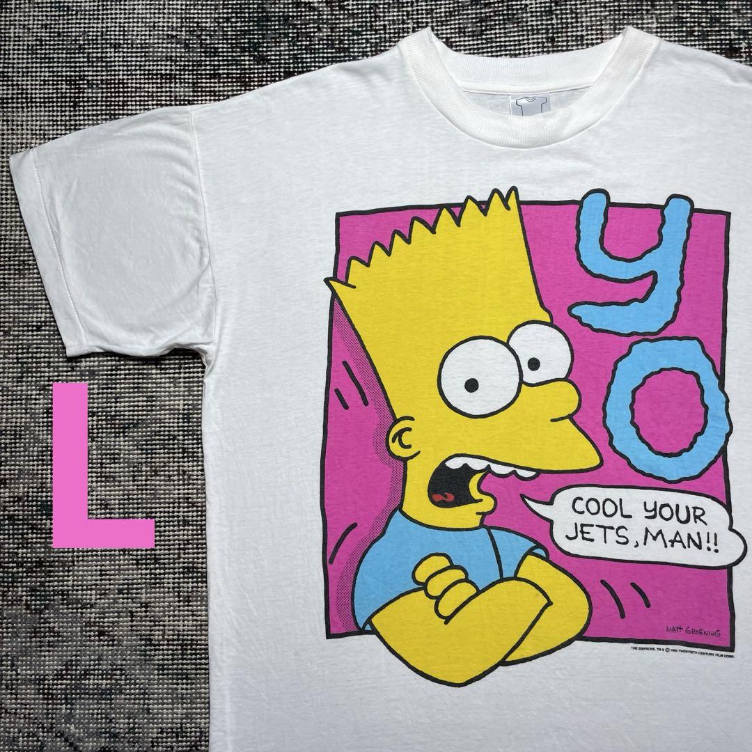 

[USED] Vintage Simpsons Bart Cartoon 90s Vintage T-shirt White