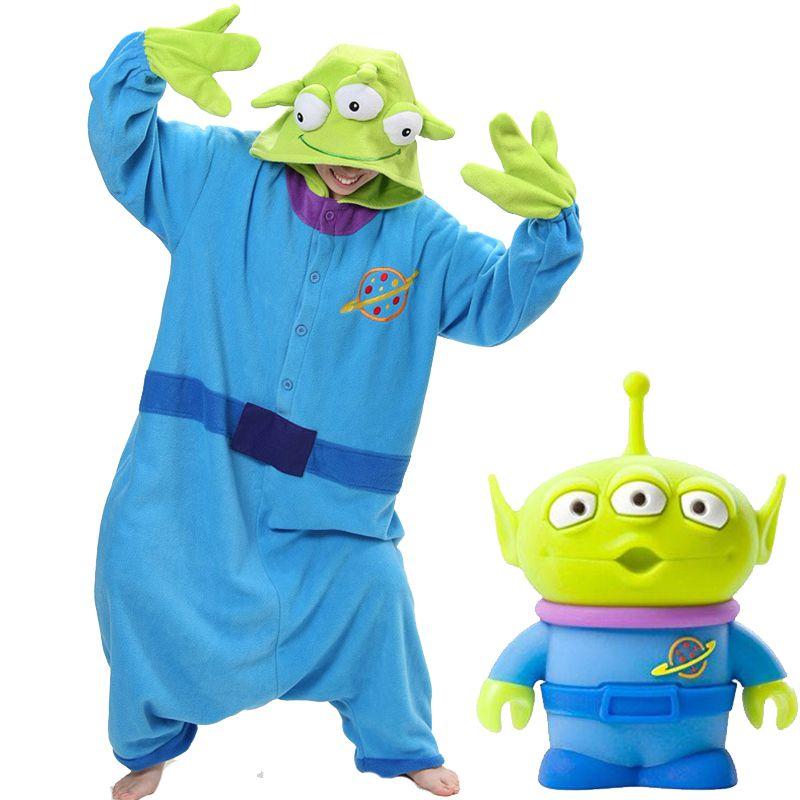 Spielzeug Aliens Story Unisex Cosplay Kostüm Onesie Nachtwäsche Kostüm Pyjamas