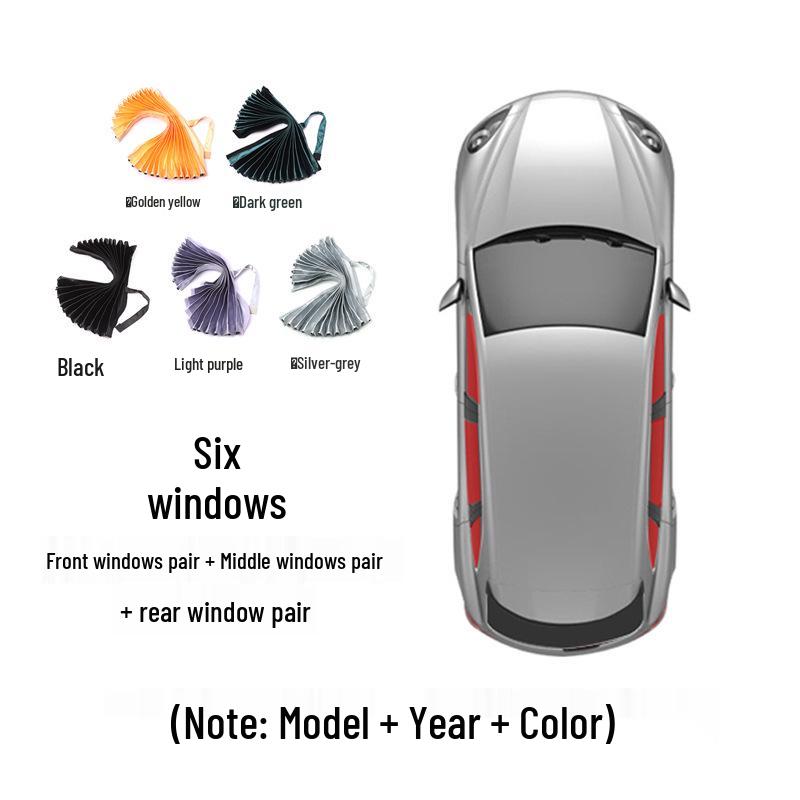 Southeast Lingyue & Lingzhi Car Curtains: V3, V5, A5, Wing Dance, DX3, DX5, DX7 Sunshades