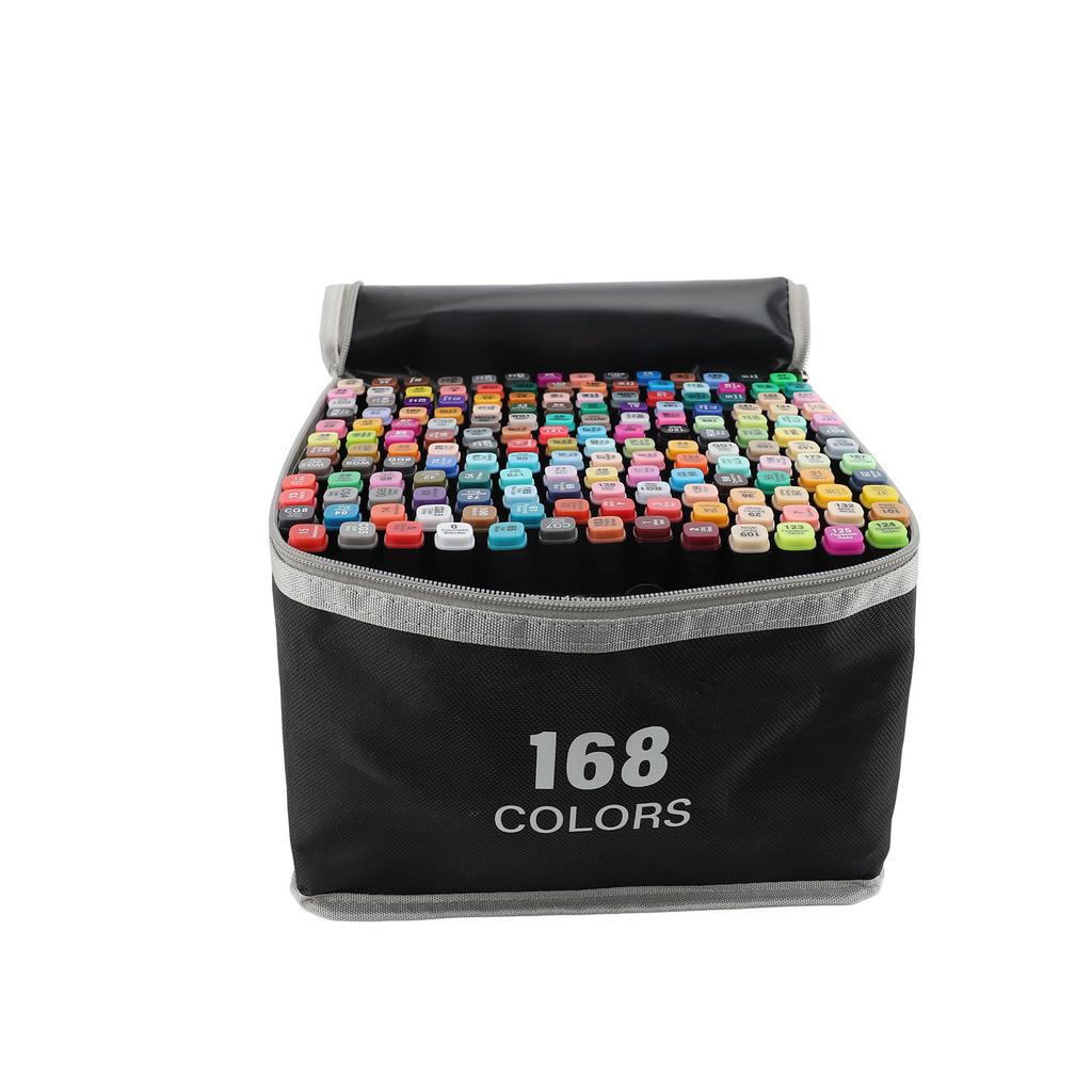 Alcohol Marker Set Double Tipped Art Markers with Carry Bag For Coloring Drawing Sketching Card Making and DIY Painting