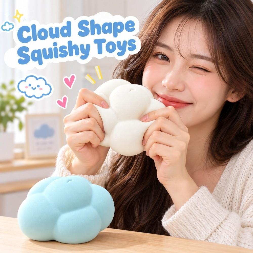 Super Soft Cloud Shape Squishy Toys Slow Rebound Slow Rising Toys Cloud Squeeze Toys  Holiday Gifts