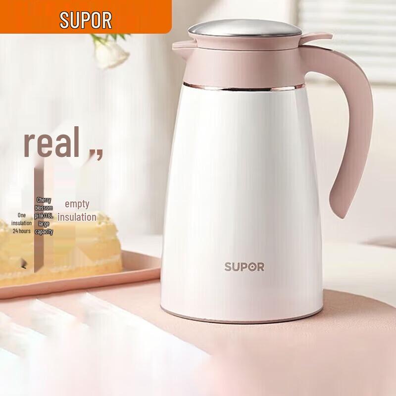 

SUPOR 1.6L Stainless Steel Thermal Carafe