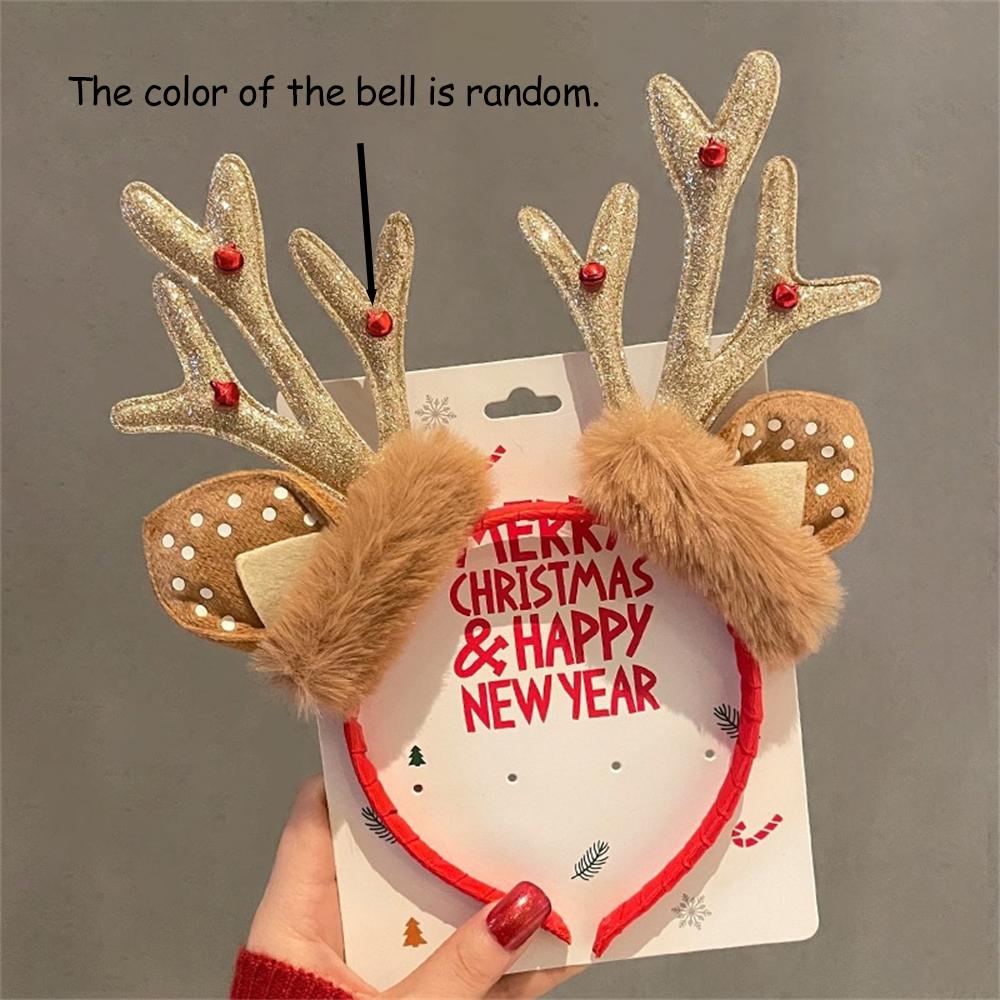1pc Christmas Headwear Antler Headbands Holiday Decorations Headbands And Hair Accessories