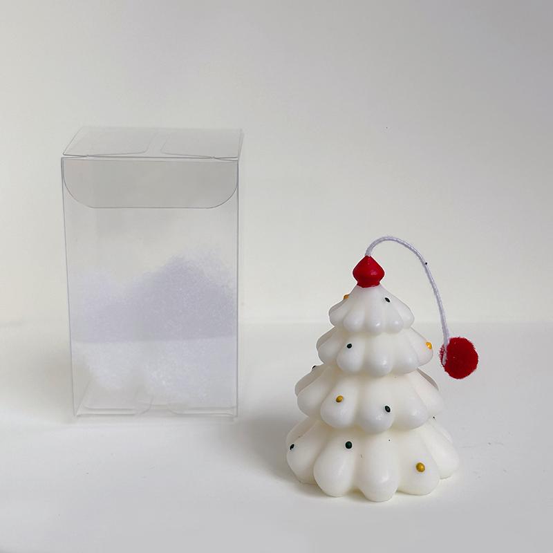 Christmas Tree Candle Christmas Decorations Cute Xmas Tree Bear Candle Decoration Christmas Gift 2025 New Year Party Supplies