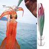 Shrimp Bait 5g/8cm Wood Luminous Realistic Fish Eye Sharp Hook Vivid Bright Color Fishing Universal Squid Jigging Artificial Wobblers for Sea