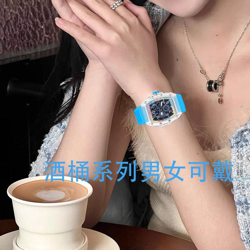 High-Value Leisure Sports Automatic Quartz Luminous Waterproof Richard Men'S Watch Colorful