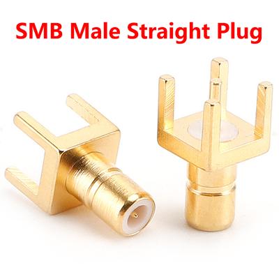 5 /20/100PCS SMB Male Plug Connector Solder PCB Mountstraight RF Coaxial Wire Terminals