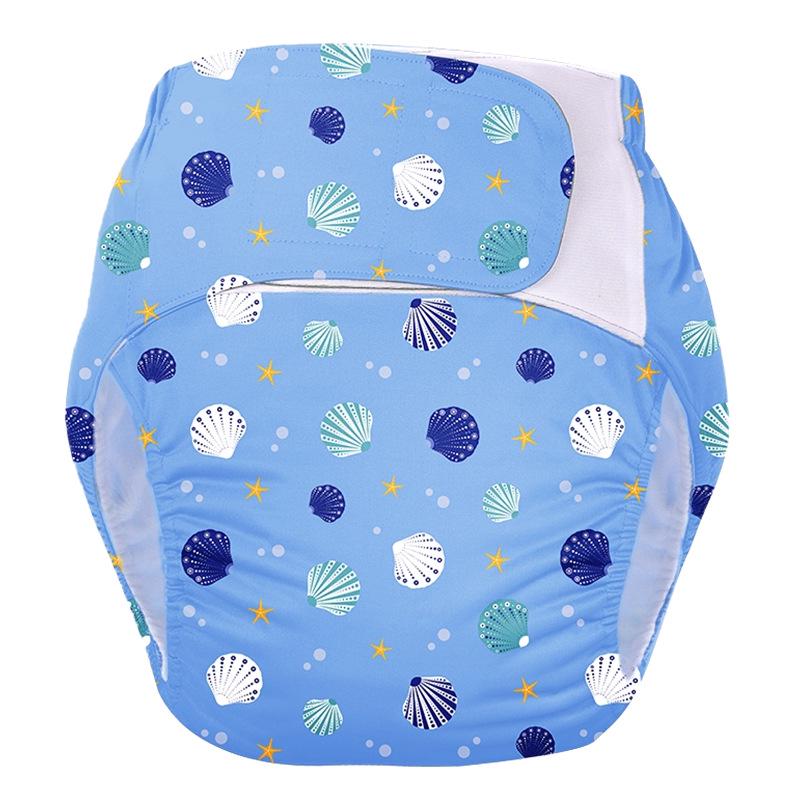 Adjustable Washable Incontinence Diaper Underwear with Velcro for Adults