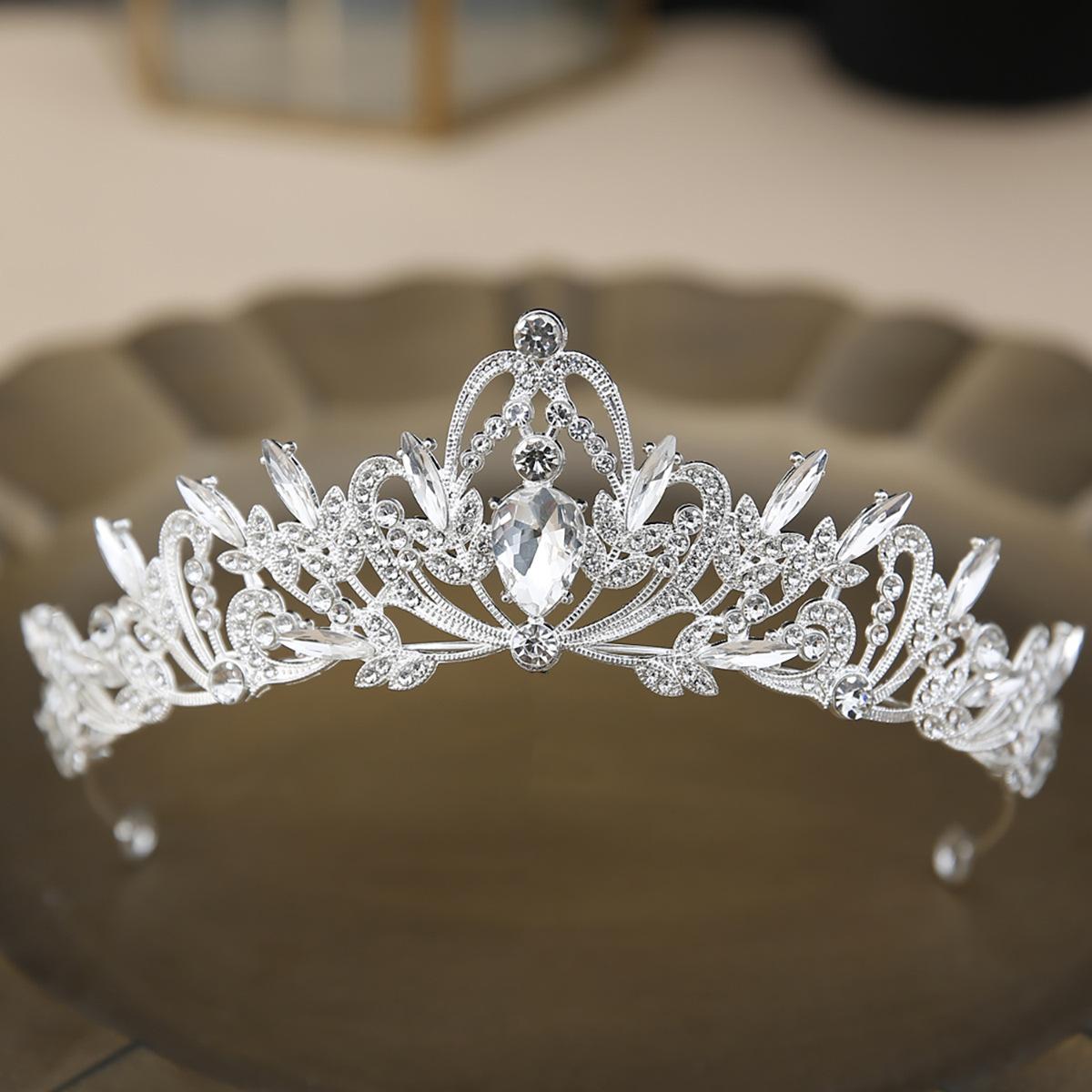 

Свадебная корона тиара свадебные аксессуары корона со стразами