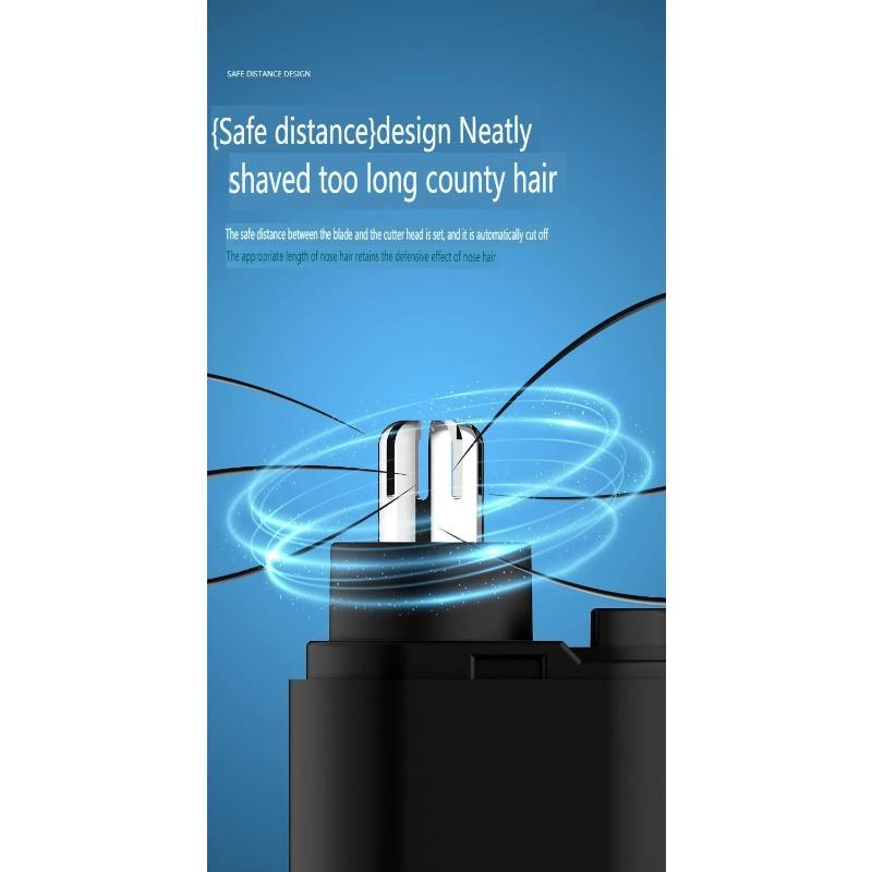 New Rechargeable Nose Hair Trimmer Men's WOMEN'S Nose Hair Trimmer Knife Tip Washable Electric Nose Hair Lighter