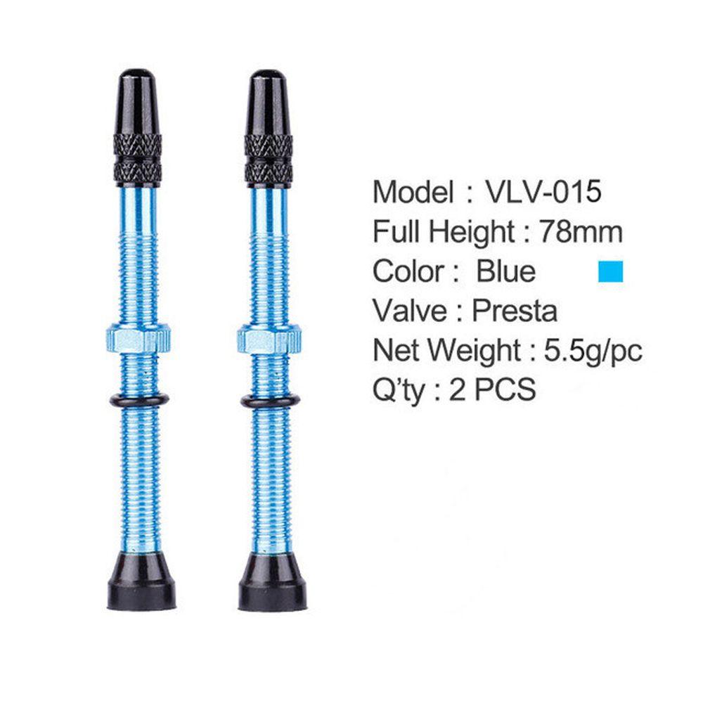 Compatible 78mm Ultra-light Sealant Alloy Stem Brass MTB Bicycle Extender Valves Tubeless Tire Presta Valve