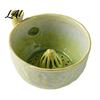 Kitchen Prep Colander Ceramic Berry Washing Bowl with Drainage Hole 360 Degree Self Basin for Vegetables Rinsing Fruit Rinse Bowl Fresh Vegetable
