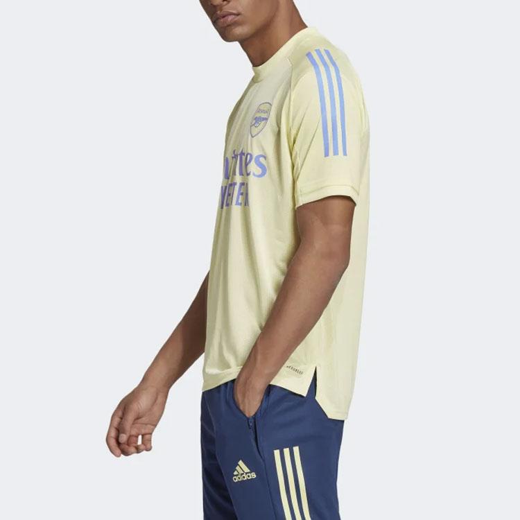 Adidas Arsenal Soccer Jerseys Men's Yellow Moderate Straight Fit FQ6189