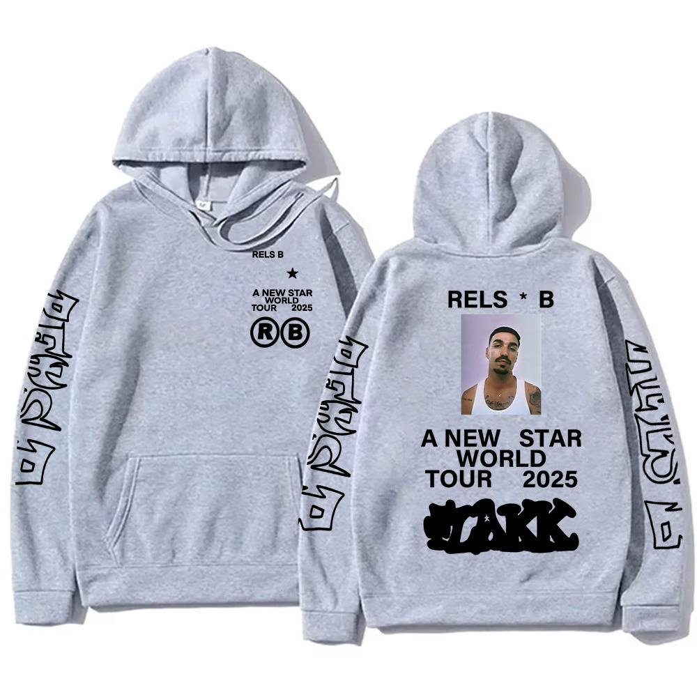 Rels BA Neue Starworld Tour 2025 Hoodies Pop Männer Frauen Sweatshirt Neue Trend Ästhetische Kleidung High Street Pullover