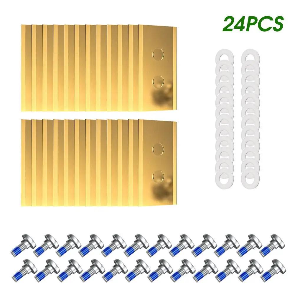 24/30/36pcs Lawn Mower Replacement Heavy Duty Universal Robot Lawn Mower Accessories For Mammotion Luba & Yuka All Ser D7j4