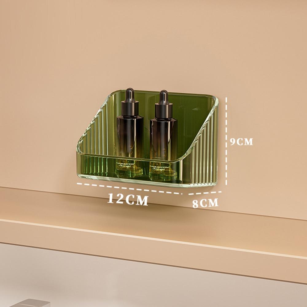 New Multifunctional Cosmetic Storage Box Cabinet Wall Mounted Oblique Desk Storage Organizer Transparent Bathroom Shelves Rack