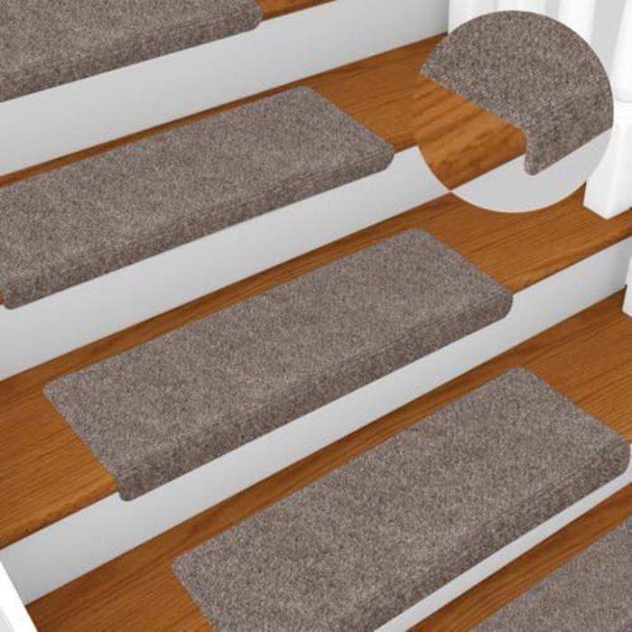 Tapis d'Escalier - VIDAXL - 15 pcs - Antidérapants - Insonorisants - Lavables