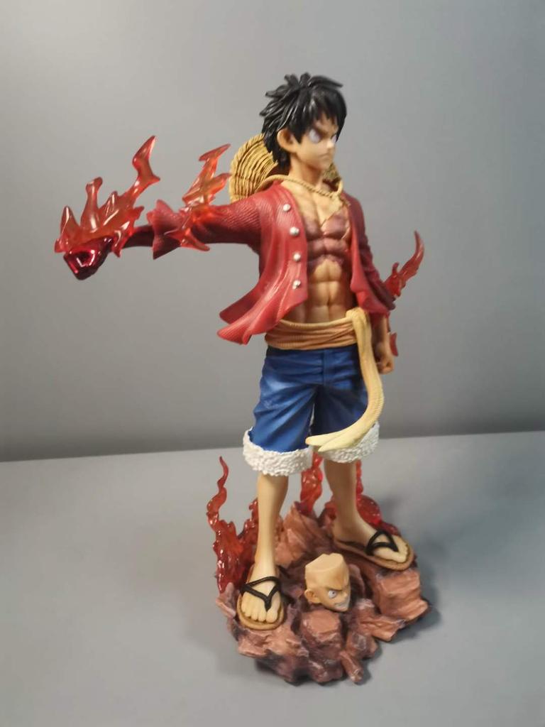 One Piece Anime Figure Luffy LX Straw Hat Latest Fourth Emperor Action Figures Statue Model Doll Christmas Playthings Present Pvc