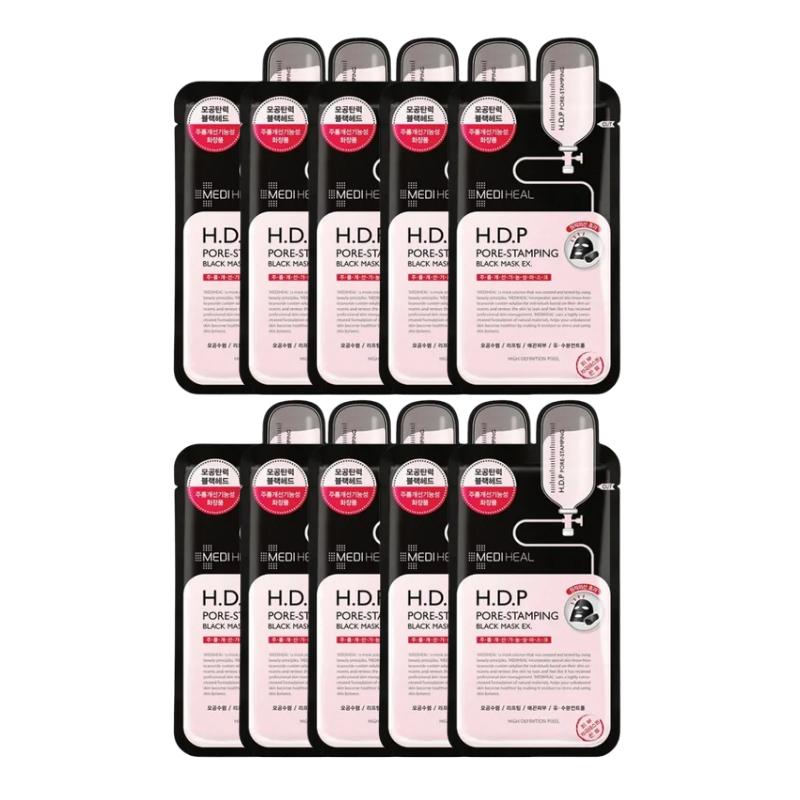 

Mediheal HDP Pore-Stamping Black Mask 24 ml × 10 Sheets 24ml 10pcs