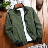 Giacca Leggera Uomo Primavera Autunno Cappotti Casual Business per Uomo Collo Alto Giacca a Vento Bomber Sottili Abbigliamento