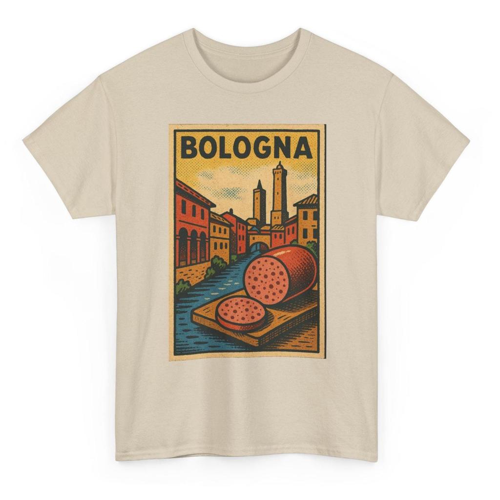 Bologna T-Shirt Unisex: Retro Italien T-Shirt