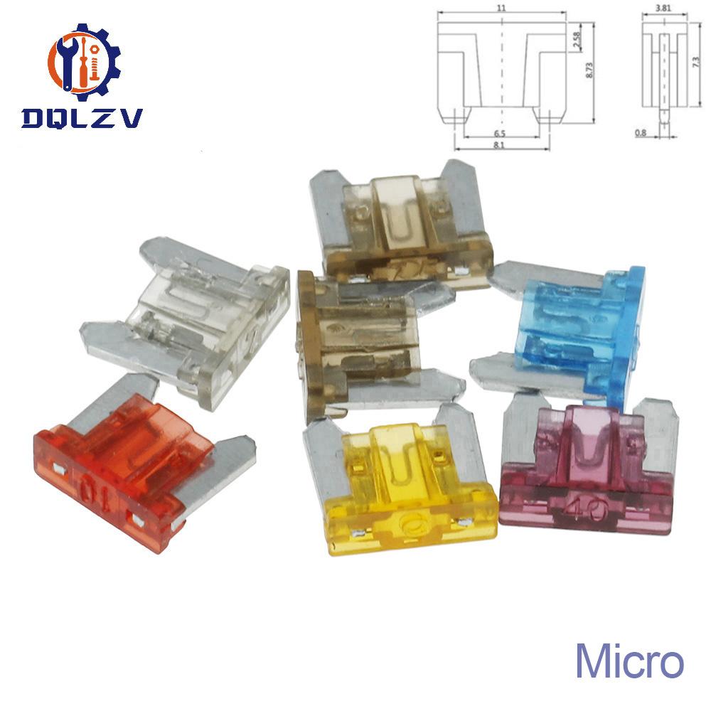 

Предохранители 32В Micro2 Mini Малые Средние Автомобильные Предохранители 1А 2А 3А 5А 7.5А 10А 15А 20А 25А 30А 35А 40А 45А 50А Ампер Клипса Набор Предохранителей для Автомобиля Грузовика 10PCS&2A