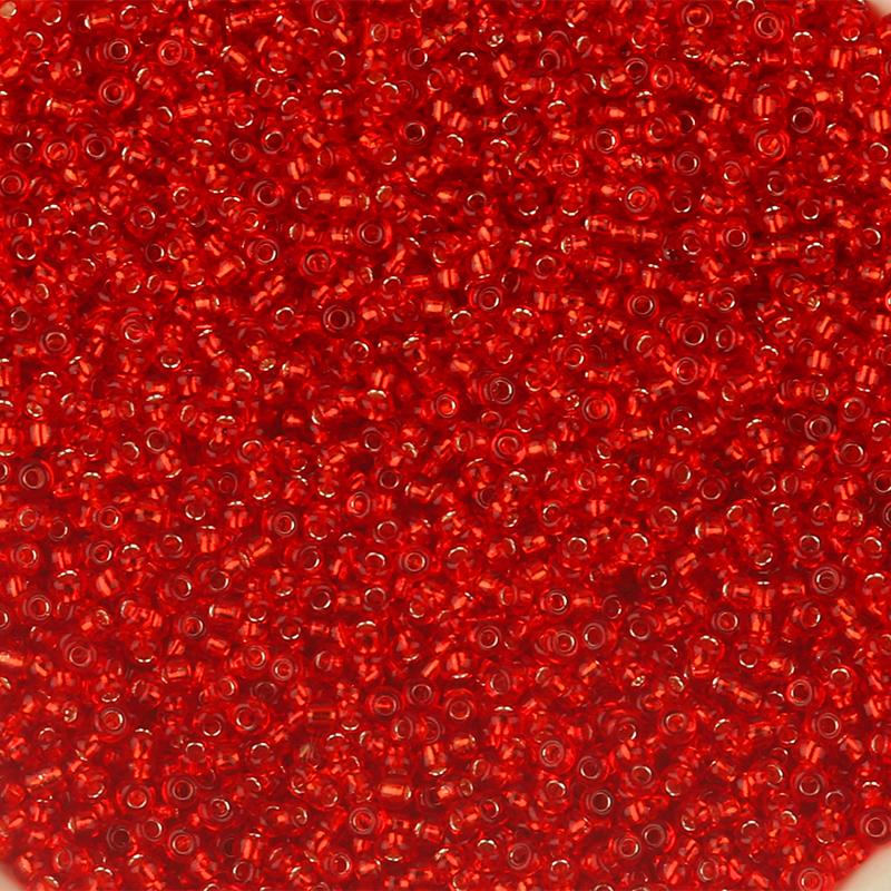 10/50g Czech Glass Seed Beads Inner Silver Loose Spacer Rice Beads For Jewelry Making Colorful Round Bead DIY Earrings Bracelet