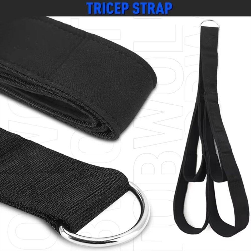 Anti-Slip Arm Strength Rope Muscle Training Pull Down Rope Men Women Long Triceps Strap  Crunches