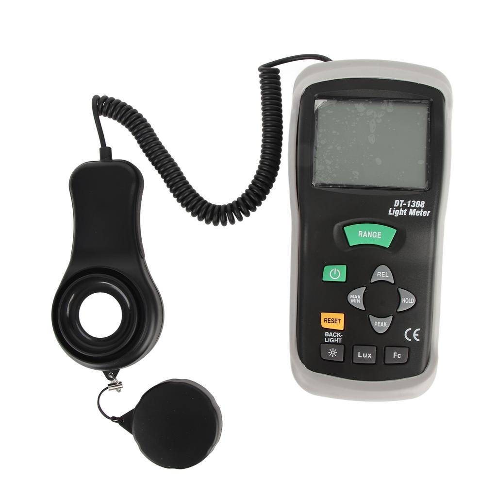 DT‑1308 Multifunctional Photometer Digital Handheld Portable Illuminance Meter for Outdoor