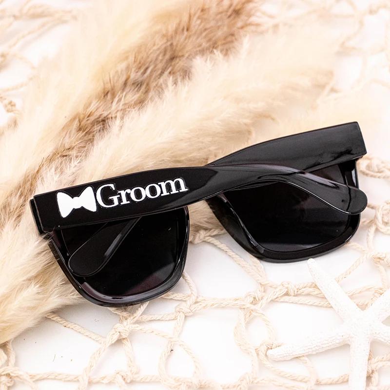 

Bride groom sunglasses Summer beach Destination Wedding day honeymoon Travel bridal shower Bachelorette Party Engagement Gift