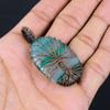 Tree Of Life Banded Agate Gemstone Pure Copper Wire Wrapped Handmade Pendant Jewelry For Her