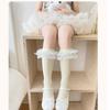 Fashion Lace Calf Socks Socks Breathable Loose Socks for Girls Bowknot High Boot Socks Long Knee High Stockings