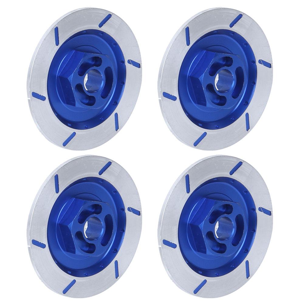 Aluminum Alloy Simulated Brake Disc Accessories Parts Fit for HSP 94123 1:10 RC CarDark Blue