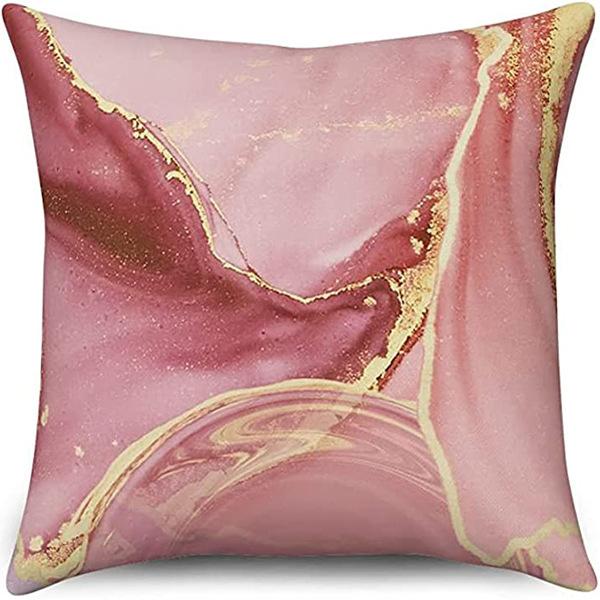 New Summer Hot-selling Light Luxury Series Simple Marble Sofa Bedside Cushion Pillow Cover